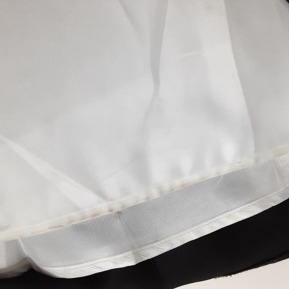 Vintage Scott McClintock 1980s Black Satin Ballgown Black Tie Evening Gown Sz 16 - Picture 13 of 14